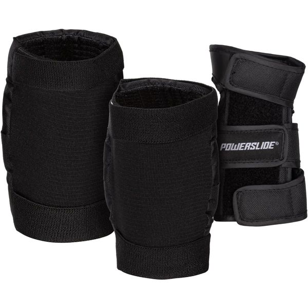 Zestaw 3 Ochraniaczy Powerslide Basic Kids Black Junior XS zdjęcie 3