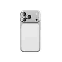 Szkło na aparat na iPhone 17 Pro / Pro Max Sapphire z czarną ramką