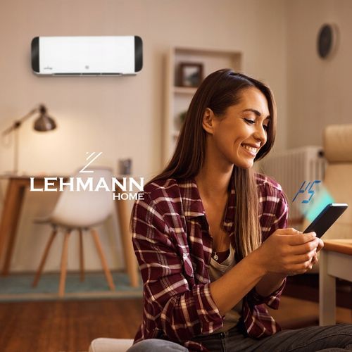 KURTYNA POWIETRZNA TERMOWENTYLATOR GRZEJNIK ELEKTRYCZNY 2000W PILOT + Wi-Fi na Arena.pl