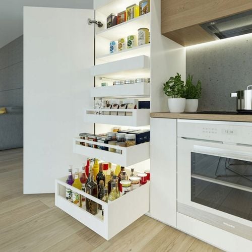 SZUFLADA GTV AXIS PRO 500B1 ŚREDNIA L500 H116 BIAŁA CICHY DOMYK WYSUW na Arena.pl