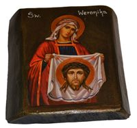 Ikona Święta Weronika patronka fotografów
