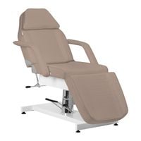 Fotel kosmetyczny hydrauliczny Sillon v2 210 szarobrązowy