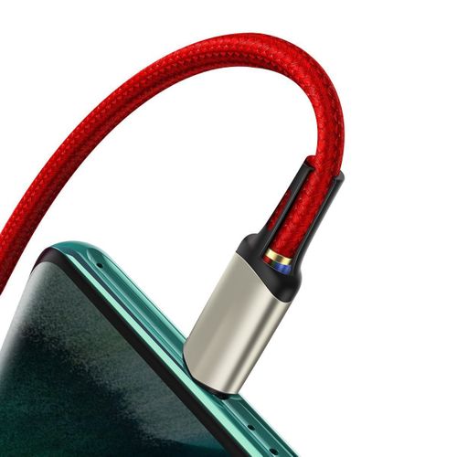 Kabel USB-C Baseus Cafule, VOOC, QC, 5A, 2m (czerwony) na Arena.pl