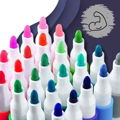 flamastry pisaki akrylowe do różnych powierzchni 48 szt acrylic marker na Arena.pl