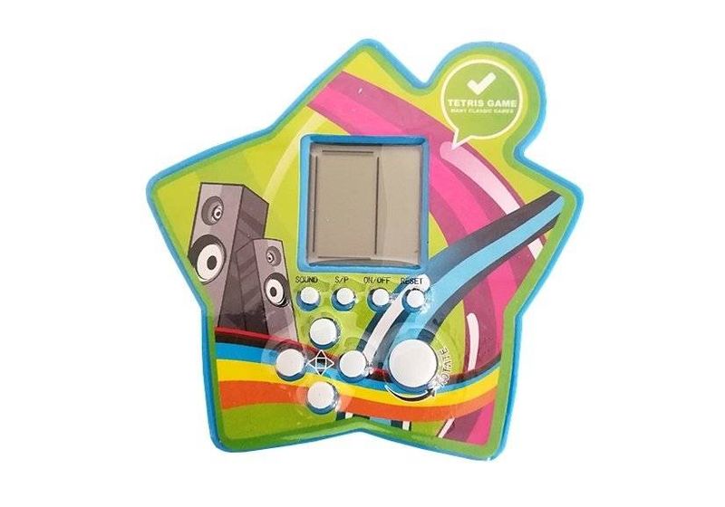 Gra Elektroniczna Kieszonkowa Brick Niebieska zdjęcie 5