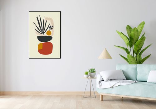 Plakat 68x101cm Botaniczny Wgląd na Arena.pl