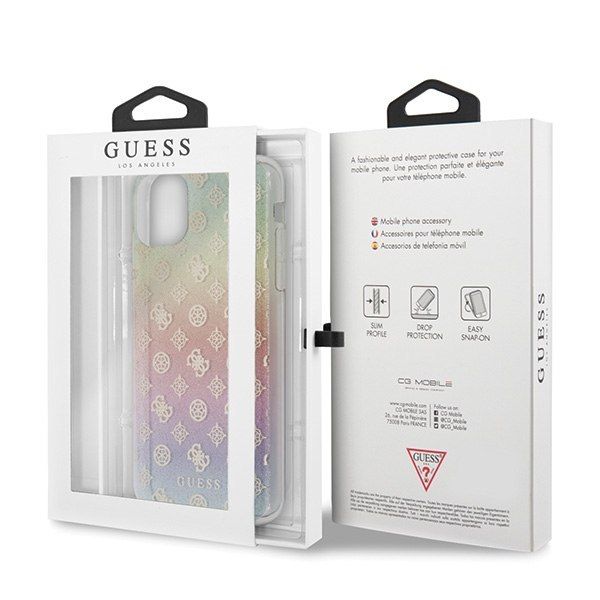 Guess GUHCN65PEOML iPhone 11 Pro Max multicolor hard case zdjęcie 7