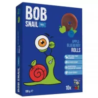 Przekąska &quot;jabłko - Borówka&quot;  bez Dodatku Cukru Bob Snail,  100g