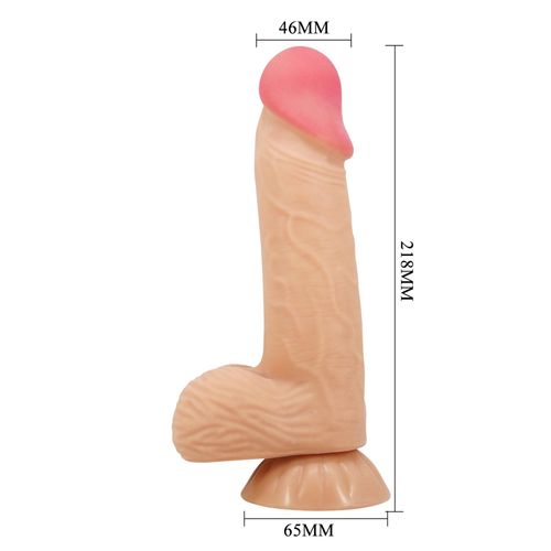 baile - sliding skin 8,1'' flesh, bendable suction base tpr na Arena.pl