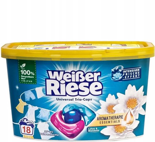 Weiser Riese Aromatherapie Lotus Universal Trio-Caps 18 prań Niemcy na Arena.pl