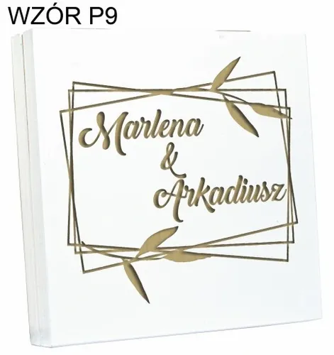 PUDEŁKO NA PIENIĄDZE PREZENT ŚLUBNY DLA MŁODEJ PARY NOWOŻEŃCÓW GRAWER na Arena.pl