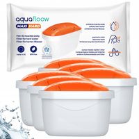 6x filtr wody wkład AquaFloow Maxi Hard do dzbanka filtrującego twarda woda