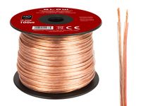 Przewód głośnikowy 2x1,50mm przezroczysty