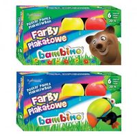 ND39_288693 FARBY PLAK 6KOL 20ML FO BAMBINO PUD 1