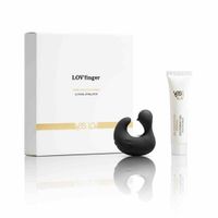 Wibrator Łechtaczkowy Na Palec Lov Finger Czarny