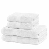 TOWEL/MARINA/WHI/N/SET2*70x140+2*50x100