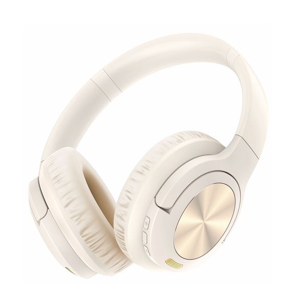 Foneng Słuchawki bluetooth BL51 (ANC + ENC) beżowe zdjęcie 1