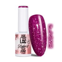 Lakier hybrydowy LED/UV Gel Polish Purples Flash Glitter Purple AlleLac 6g