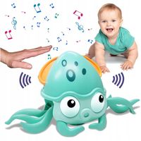 Uciekająca Pełzająca Ośmiornica ZABAWKA INTERAKTYWNA dźwięk muzyka światła