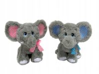 Maskotka słoń 20 cm S1654 SUN-DAY - różowe uszy