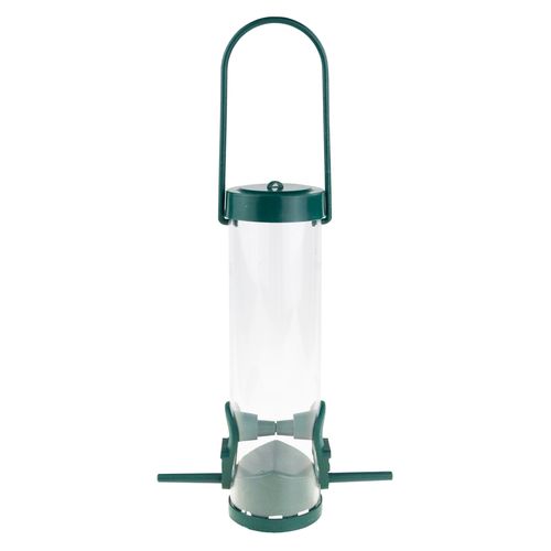 KARMNIK DLA PTAKÓW PRZEZROCZYSTY Z PODNÓŻKIEM na karmę Z DASZKIEM ZIARNA na Arena.pl