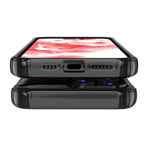 etui hybrid armor pancerne na iphone 16 pro - czarne na Arena.pl