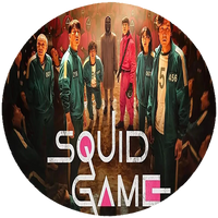 Opłatek na tort Squid Game