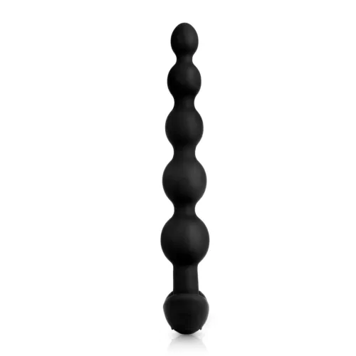 b-vibe cinco black - silikonowy model z wibracją, 5 segmentow, pilot na Arena.pl