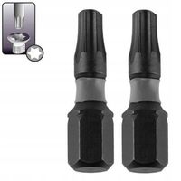 końcówki wkrętakowe udarowe torx t25x25mm, 2szt blister