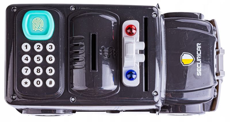 Samochód Policja Skarbonka Na Szyfr, Sejf Na Banknoty zdjęcie 3