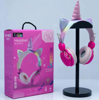 Słuchawki bezprzewodowe Unicorn Jednorożec z uszami MP3