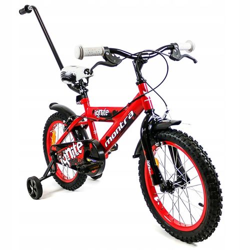 Rower dziecięcy SIrox Montra Ignite koło 16 " czerwony na Arena.pl
