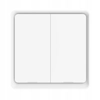 Włącznik Przełącznik 2 Obwodowy WiFi TUYA Biały Seria KT