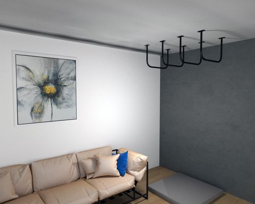 drążek do podciągania sufitowy biały na Arena.pl