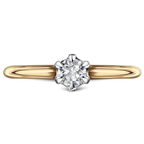 Złoty pierścionek PXD4838 - Diament na Arena.pl