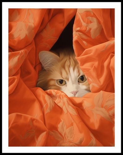 Plakat 50x65cm Ukryty Kot na Arena.pl