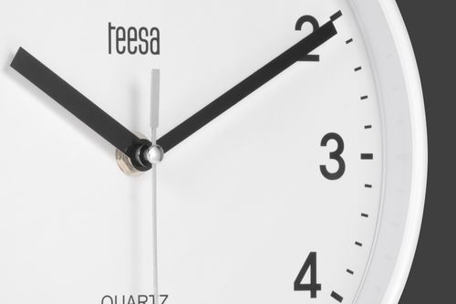 Zegar ścienny 20 cm Teesa nowoczesny cichy na Arena.pl