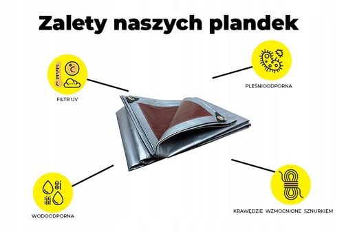 Stapo Plandeka 210 g/m2 4 x 8m na Arena.pl