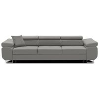 Rozkładana kanapa, Bellezza, 280x100x87 cm, jasny szary | TYLETEGOTU