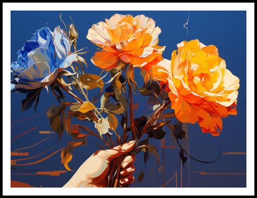 Plakat 100x75cm Żywy Uścisk na Arena.pl