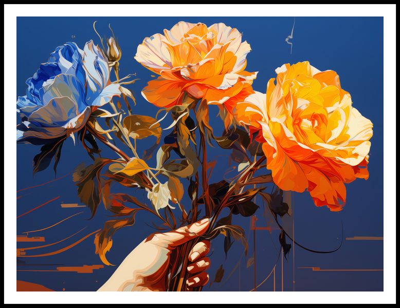 Plakat 100x75cm Żywy Uścisk zdjęcie 3