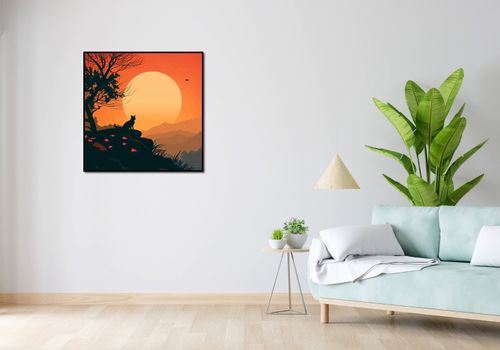 Plakat 80x80cm Kocie Wzgórze na Arena.pl