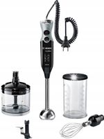 BLENDER RĘCZNY BOSCH TURBO MOC 750W QUATTROBLADE ROZDRABNIACZ MSM 67170