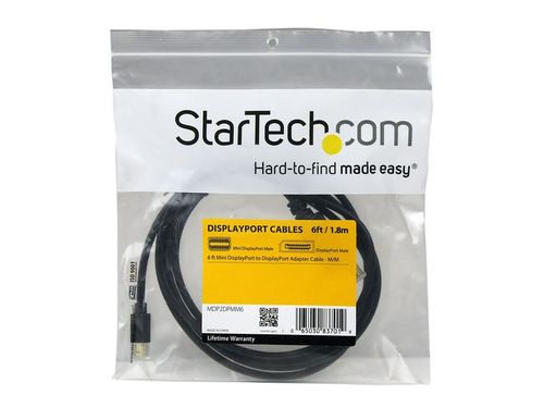 Przewód StarTech 1,8m Mini DisplayPort - DisplayPort na Arena.pl