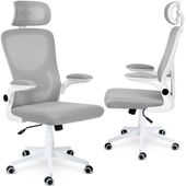 Fotel biurowy z mikrosiatki Sofotel Brass szary