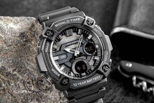 zegarek męski casio aeq-120w-1bvdf + box na Arena.pl