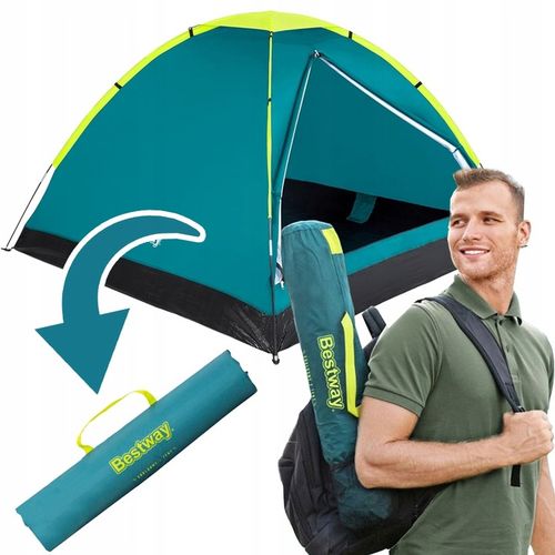 Namiot Turystyczny Kempingowy 2-3 Osobowy 210x210cm + Torba Bestway 68085 na Arena.pl