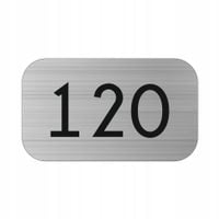 TABLICZKA TABLICA nierdzewna GRAWEROWANA laminat grawerski numer na szafkę