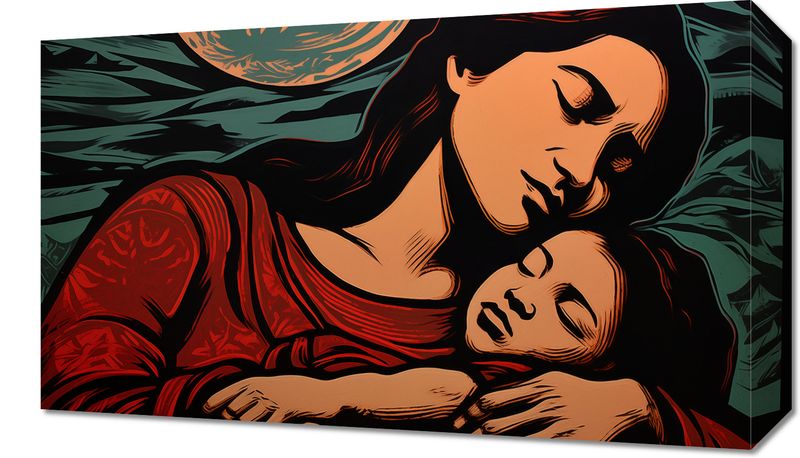 Obraz 50x30cm Matczyne Więzi zdjęcie 1