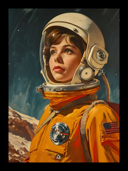 Plakat 13x18cm Pionierka Kosmosu zdjęcie 2